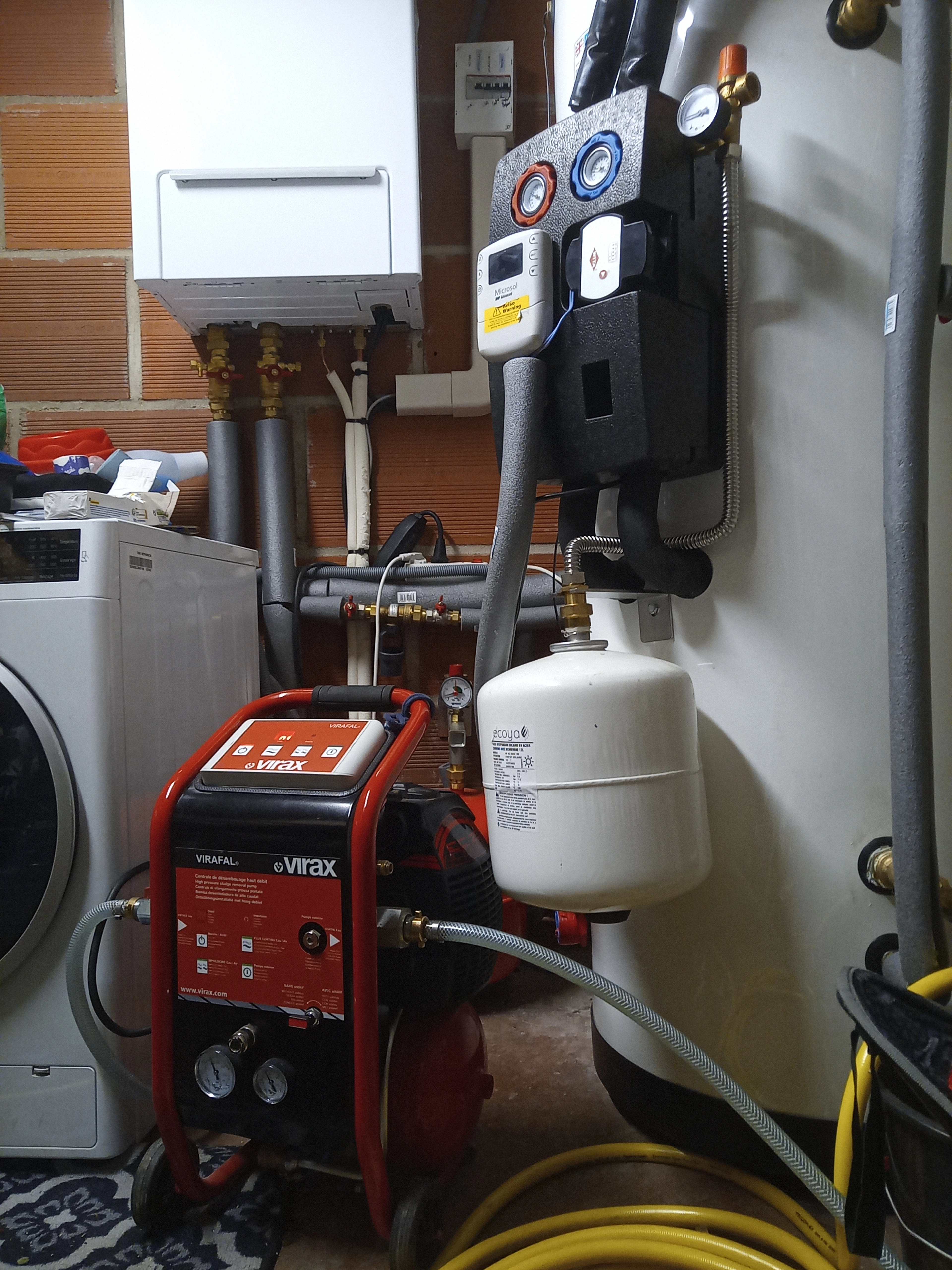 Désembouage complet de réseau de chauffage individuel en Essonne (91)